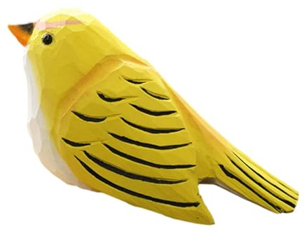 Generisch Holzvogel, Deko Vogel, Handgeschnitzter Dekorative Vogel aus, Handgeschnitzte Vogelstatue für Vogelliebhaber, Vogeldekorationen für Haus und Garten