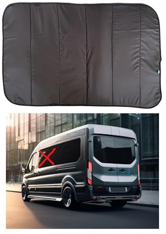 Insulated Thermal Magnetic Window Cover Blinds Compatible with Ford Transit MK8 2015 - Current. (Sliding Door Blind)