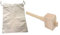 HCLZOE Bag and Ice Mallet,Bartender Kit Ice Crusher, Beach Wood Hammer Set for Ice Crushing,Bar Tools for Home Bartenders