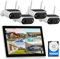 CAMCAMP Solar Security Camera Systems - 2K Outdoor Wireless CCTV Cameras Kit with 10 2.4/5G WiFi Pro 10CH Monitor 4K NVR Human Detection 500GB Hard Drive No Monthly Fee No Wlan Needed 2-Way Talk