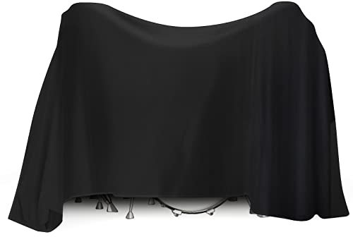 Schlagzeug-Set Staubschutz mit eingenähten gewichteten Ecken, winddicht, für Musikinstrumente im Freien (203,2 x 274,3 cm)