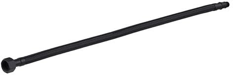 Flexible d'alimentation couleur noir pour robinetterie - longueur 50 centimètres - femelle ecrou tournant 12x17 (3/8) - mâle 10x100 - ACS compatible eau potable NOYON & THIEBAULT