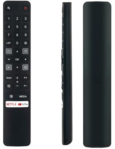 VINABTY RC901V FMR1 Telecomando di Ricambio Adatto Per TCL iFFALCON LCD TV 43K610B 55K610B 65K610B F510B 32F510B K610B N8Q3 P618 43P618 50P618 55P618 65P618(Senza funzione vocale)
