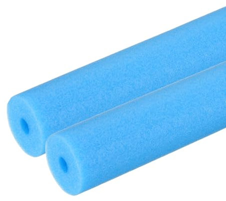 PATIKIL 2Pcs Aislamiento de Tuberías, Protectores de Espuma para Preservación del Calor, 11mmx50mmx19.5mm(IDxODxEspesor), para Proteger contra La Congelación de Tuberías de Agua, Azul