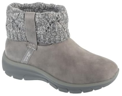 Skechers Easy Going - Cozy Weather 2 168033-CCL, Damen, Winterschuhe, Charcoal Knit/Faux Fur, 41 EU