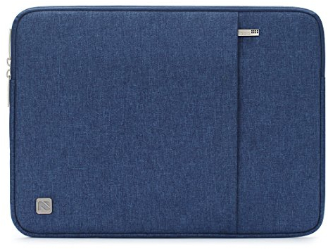 NIDOO 13 14 Wasserdicht Laptop Sleeve Hülle Schutzhülle Tasche für 13,6 MacBook Air M3 M2 / 14 MacBook Pro M3 M2 / 13,5 Surface Laptop 6 5/14 ThinkBook 14 Gen 4 7 / ThinkPad L14 Gen 5,Blau