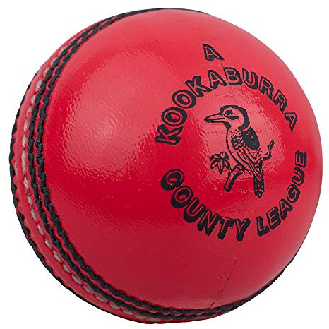 KOOKABURRA County League Cricketball, Pink, für Herren, Jugendliche und Damen