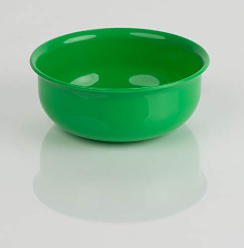 Kimmel Bol à soupe en plastique réutilisable incassable empilable Vert 10 cm
