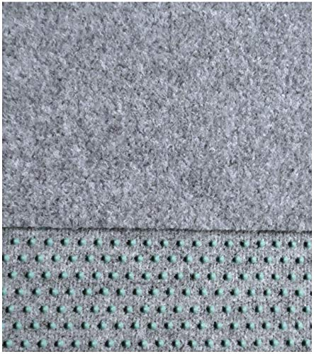 Kunstrasen, Rasenteppich,250 cm Breite Farbe hellgrau (250 x 250 cm)