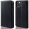 VISOUL Apple iPhone 11 Pro Max Wallet Case Genuine Leather Kickstand Magnetic Close RFID Blocking Cash Card Slots Flip Folio Shockproof Cover with TPU +PC Inner Shell-6.5 Black