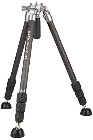 SLIK Pro VARI CF-704 Stativ aus Kohlefaser, komplettes Profi-Set