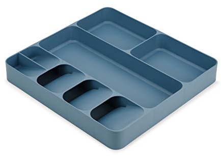 Joseph Joseph DrawerStore Organizer für Besteck, Utensilien und Gadgets, Aufbewahrung in der Küchenschublade, Blau