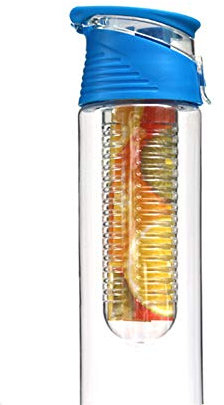 Wasserflasche Mit Fruchteinsatz Water Bottle Wasserflasche Sport Getränke Flaschen Sport Flasche Nette Wasser Flasche Borosilikatglas Wasser Blue,25oz
