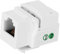 Fafeicy 5Pcs Cat3 RJ11 Telephone Keystone Jack Keystone Phone Jack Inline Coupler Single Port with Dust Cover for Network Engineering Integrated Wiring