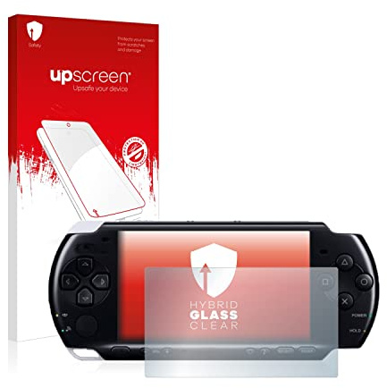 upscreen Schutzglas für Sony PSP 3004 | Transparenter Displayschutz Made in Germany Klare 9H Schutzfolie Glas-Folie Montage-Set Anti-Fingerprint