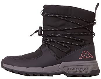Kappa Damen Stiefelette Winterschuh Boots 243239 schwarz/pink
