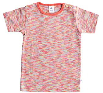 Baby Kinder Kurzarmshirt Bio-Baumwolle T-Shirt 2009 (98-104, Sonne)