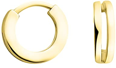 SOFIA MILANI - Damen Ohrringe 925 Silber - vergoldet/golden - Doppelte Creole - E1481