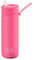 frank green Insulated Water Bottle for Cold Or Hot Drinks - 595ml/20oz Metal Water Bottle with Straw Lid, Ceramic Insulated, Stainless Steel, Triple Wall Vacuum - Neon Pink by frank green