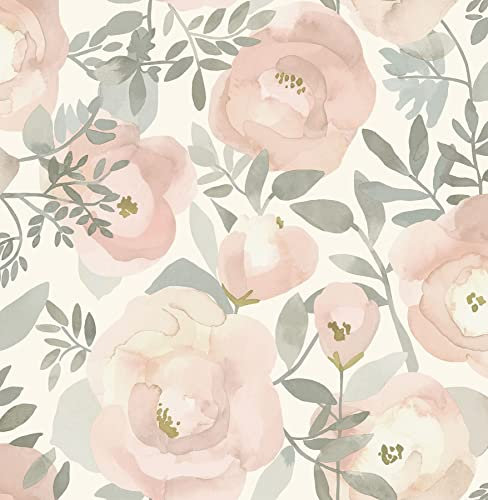 NuWallpaper NUS3829 2020 Peachy KEEN Pink, Rose