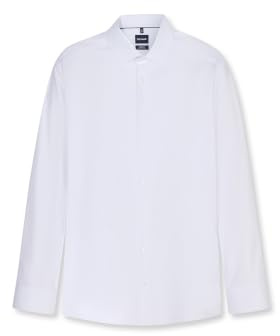 OLYMP Herren Businesshemd Regulär 123024 | Hemd, Manschette, Modern Fit, 64%Baumwolle/27%Polyester/9%Elasthan