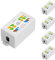 Iwillink 5-Pack Ethernet Junction Box,Cat6 Junction Box, Punch Down Type