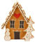 OF Lebkuchenmann, Lebkuchenhaus Figur als Deko - Weihnachtsdeko, Weihnachten Dekoration, Set - Outdoor geeignet (Lebkuchenhaus)