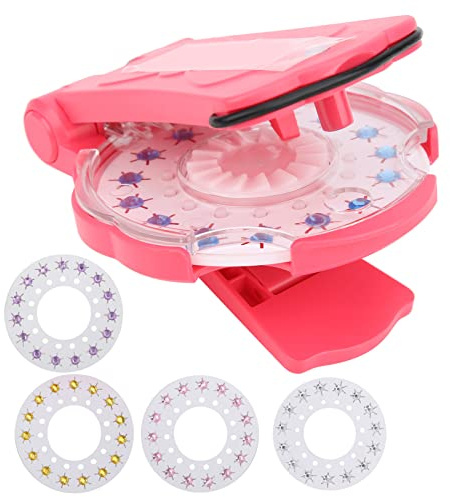 Haar Bedazzler Kit, Diamant Haar Maschine, Haar Edelstein Styler, Haar Glitzer Maschine mit 75 Edelsteinen, Haar Edelstein Stempel für Mädchen