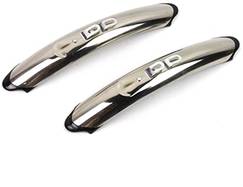 lfdhcn Fahrrad-Schutzblech, Rennrad Kotflügel 700C Vintage Fahrrad Retro Fahrrad Fixed Gear Fahrrad Kotflügel 700C Fahrradzubehör Silber Aluminiumlegierung Fahrrad Kotflügel