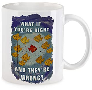 Urban Backwoods What If You're Right And They're Wrong Tasse Mit Spruch Kaffeetasse