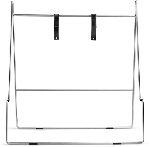 EVA SOLO | Carry TV Ständer 87x36x35 cm | TV Standfuß für Flachbildfernseherbis 40 bis 65 Zoll | Fernsehständer Staffelei-Stil | Einfach & schnell anpassbares Interieur | Dänisches Design | Edelstahl