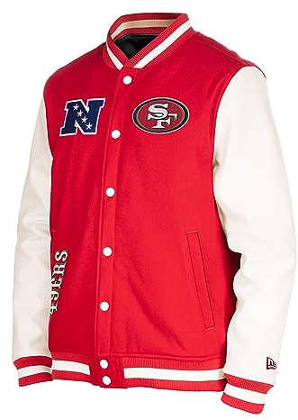 New Era San Francisco 49ers NFL 2023 Sideline Scarlet White Jacke - XXL