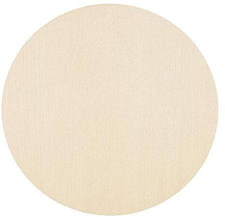 itrimaka Cercles en Bois Ronds inachevés - Panneau uni Vierge en Bois Naturel - Différentes Tailles Berceau en Bois centres Table Noël Bricolage Artisanat décoration la Maison