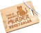 Tagliere | Taglieri spessi – Vassoio in legno con motivo a coltello e gatto nero per un'atmosfera di Halloween, per triturare, tagliare e tagliare