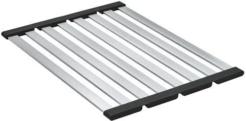 GROHE Multifunction - Abtropfgestell (edelstahl, 490 x 348mm, zusammenklappbar, spülmaschinenfest), edelstahl, 40854SD0