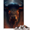 1000 Teile Puzzle-Spielzeug, Dämonischer Bison, Puzzle für Erwachsene, Puzzle aus Pappe, Puzzle für Erwachsene, Kinder, Lernspiel, Herausforderungsspielzeug (26 x 38 cm)
