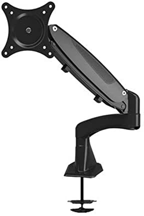 ALcorY DL-GM112FC 10-27 Prensa de Aire Gas Strut Inclinación LCD Escritorio Montaje Giratorio Monitor Soporte de Mesa Pantalla Estante de Escritorio con Abrazadera (Color : DL-GM112FG Black)