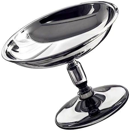 ABOOFAN Bol à Dessert En Acier Inoxydable Épais 350 Ml, Coupe à Glace à Base Haute, Inox Robuste, Utilisation Professionnelle Pour Restaurant Et Café, Salade, Sundae Et Milk-shake, Lot Simple