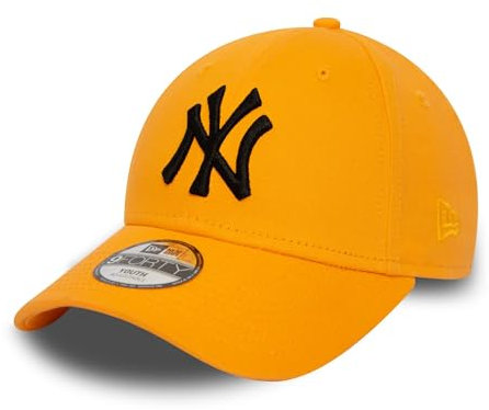 New Era 9Forty - Berretto per bambini New York Yankees Papaya, Colore: arancione., 6-12 Jahre