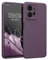 kwmobile Handyhülle kompatibel mit Xiaomi Redmi Note 12 (4G) Hülle - gummierte Handy Case aus Silikon in Helle Iris