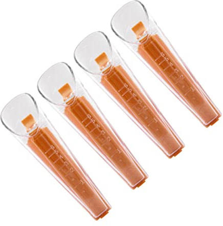 Zerodeko 4 Sets Yeast Weigher Coffee Container Measuring Scoop Bag Clips Yeast Scale Cup Measuring Cups Snack Containers Reusable Graduated Cup with Scale As Resin Milk Powder Cup