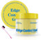 immetee Gel de contrôle des bords avec brosse, Gel coiffant pour cheveux rebelles, gel de contrôle des bords pour cheveux afro.（100g,3.52 oz） (Jaune-Orange)