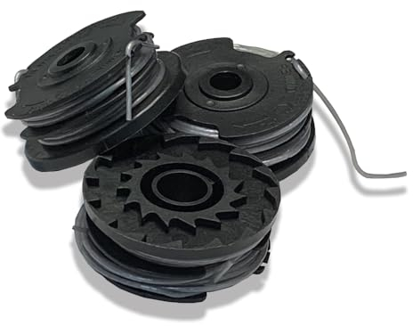 Spule Rasentrimmer Ersatz,3 Stück Rasentrimmer Spule,Kompatibel mit Bosch ART 24 27 30 30-36 LI Gras Trimmer F016800569 F016800385,Trimmer Spule
