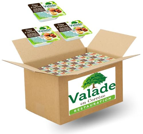 VALADE |120 barquettes de Pâte à Tartiner | doses individuelles de 20 g