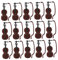 ifundom 105 Sets Mini Geige Mini Musikinstrumente Tischdekoration Geigenornamente Weihnachts Requisiten Weihnachtsdekoration Requisiten Deko Zubehör Musikinstrumenten Modelle