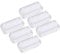 Larcele 6pcs Nail Brush Double Sided Plastic Hand Scrubbing Cleaning Brush for Cleaning Hand Toes Nail Home Garden Salon use MJS-04 (Transparent)