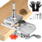 Concealed Hinge Jig 35MM Cabinet Door Hinge Jig Accurate Hinge Drilling Jig Hole Guide Locator,Woodworking Tool for Doors Cabinets Hinges Mounting Aluminum Alloy Hole Opener (0FKMTA)