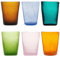 Memento Set 6 bicchieri acqua in pasta di vetro 300cc (Capri)