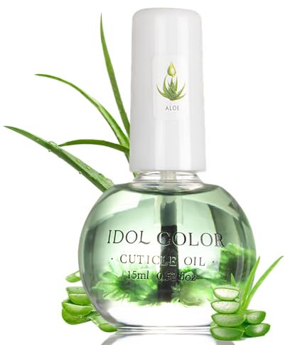 Virellay Aloe-Vera Nail Cuticle Oil, Nagelöl Repair & Protect, Pflegendes Nagel Nagelhautöl, Nagelhautpflege für Hände Nägel Nagelhaut, Aloe-Vera Getrockneten Blumen Nail Care Nagelhaut Öl (15 ML)