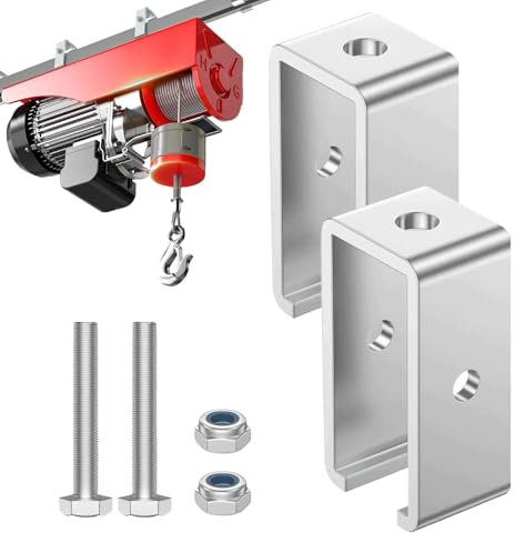 Pour rail de garage - pour rail de porte coulissante, pour crochet de support rail de chariot | pour crochet de rail portable, support rail de salon, pour rail